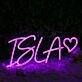 ISlA Purple Neon Sign