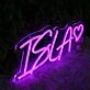 ISlA Purple Neon Sign