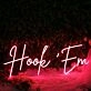 Hook Em Red Neon Sign