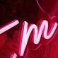 Hook Em Red Neon Sign