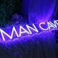 Man Cave Blue Neon Sign