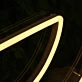 Letter G Yellow Neon Sign