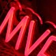 MVP Mobile Orange Neon Sign