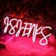 Asaenks Red Neon Sign