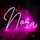 Noqa Purple Neon Sign
