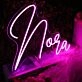 Noqa Purple Neon Sign