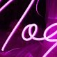 Noqa Purple Neon Sign