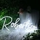 Robertson White Neon Sign