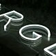 TARRGET White Neon Sign