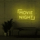 Movie Night Neon Sign