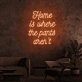 Quote Thuis Neon Sign