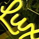 Lux Like Realty Yellow Neon Sign