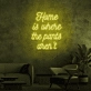 Quote Thuis Neon Sign