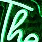 The Sawyers Green LED Neon Sign