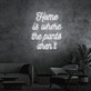 Quote Thuis Neon Sign