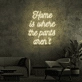 Quote Thuis Neon Sign