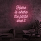 Quote Thuis Neon Sign