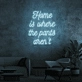 Quote Thuis Neon Sign