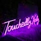 Touchedly Xody Purple Neon Sign