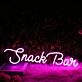Snack Bar Pink Neon Sign