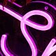 Snack Bar Pink Neon Sign