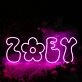 Zoey Pink Neon Sign