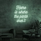 Quote Thuis Neon Sign