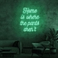 Quote Thuis Neon Sign