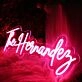 The Hernandez Red Neon Sign
