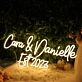 Cara And Danielle EST 2023 Yellow Neon Sign