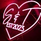 S And T EST 2023 Red Neon Sign