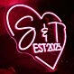 S And T EST 2023 Red Neon Sign