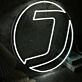 J White Custom Neon Sign