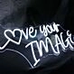 Love Your Image White Neon Sign