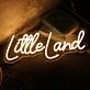 Little Land Yellow Neon Sign