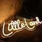 Little Land Yellow Neon Sign