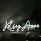 Kelsey Anne White Neon Sign