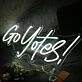 Go Yotes White Neon Sign