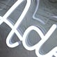 Adelyn Macon White Neon Sign