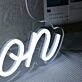 Adelyn Macon White Neon Sign