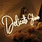 Delicate Skincare Yellow Neon Sign