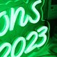 The Jacksons EST 2023 Green Neon Sign