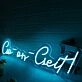 Go On Diet Blue Neon Sign