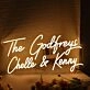 The Godfreys Chelle And Kenny Yellow Neon Sign
