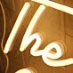 The Godfreys Chelle And Kenny Yellow Neon Sign