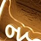 Love Is Crazy Yellow Neon Sign