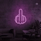 Middelvinger neon signs