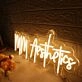 MM Aesthetics Yellow Neon Sign