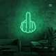 Middelvinger neon signs