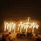 MM Aesthetics Yellow Neon Sign